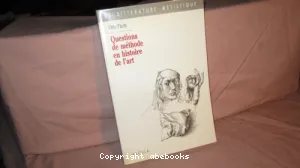 Questions de méthode en histoire de l'art