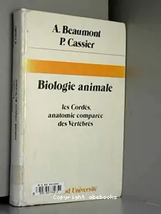 Cordés (Les) ; Anatomie comparée des Vertébrés...