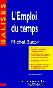 emploi du temps, Michel Butor (L')