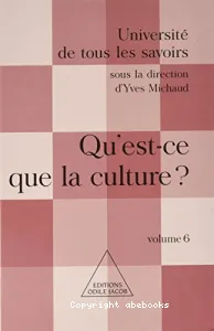 Qu'est-ce que la culture ?