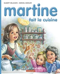 Martine fait la cuisine.