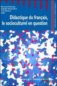 Didactique du français, le socioculturel en question