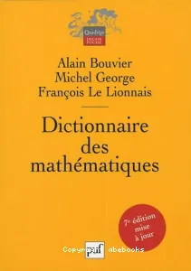 Dictionnaire des mathématiques