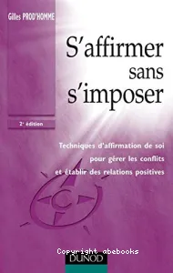 affirmer sans s'imposer (S')