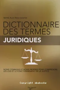 Dictionnaire des termes juridiques