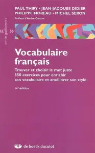 Vocabulaire français