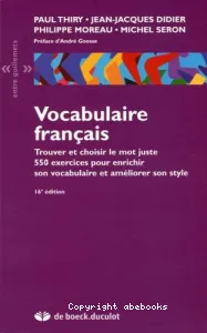 Vocabulaire français