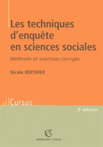 techniques d'enquête en sciences sociales (Les)