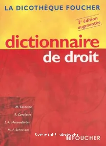 Dictionnaire de droit