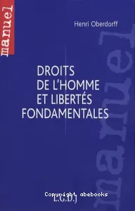 Droits de l'homme et libertés fondamentales