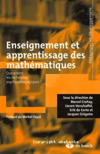 Enseignement et apprentissage des mathématiques