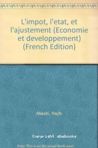 Impôt, l'état et l'ajustement (L')