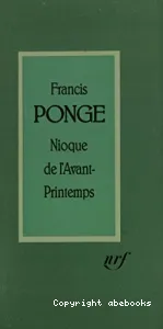 Nioque de l'avant-printemps