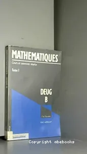 Mathématiques, DEUG B