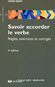 Savoir accorder le verbe