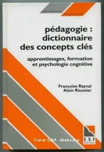 Pédagogie, dictionnaire des concepts clés