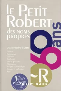 Le petit Robert des noms propres