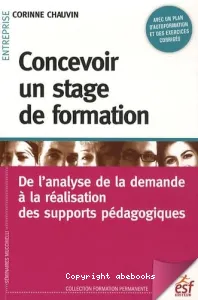 Concevoir un stage de formation