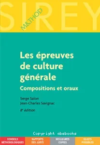 Les épreuves de culture générale