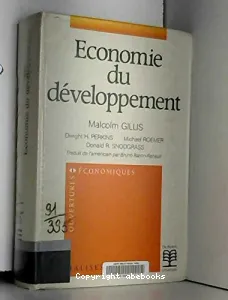 ECONOMIE DU DEVELOPPEMENT