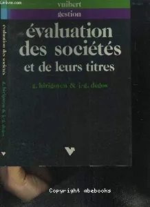 EVALUATION DES SOCIETES ET DE LEURS TITRES