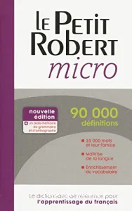 Le petit Robert micro