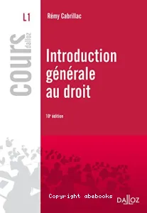 Introduction générale au droit