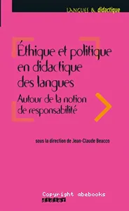 Ethique et politique en didactique des langues