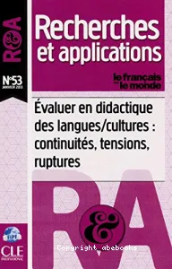 Français dans le monde, recherches et applications (Le).