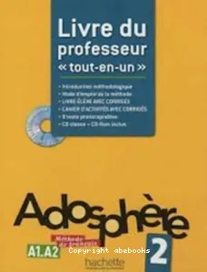 Adosphère 2, A1-A2, méthode de français