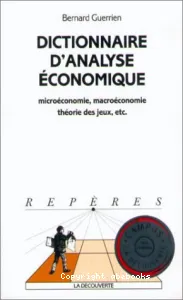 Dictionnaire d'analyse économique.