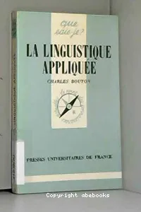 LINGUISTIQUE APPLIQUEE (LA)