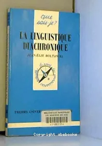 LINGUISTIQUE DIACHRONIQUE (la)