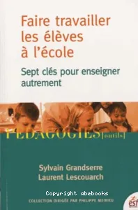 Faire travailler les élèves à l'école