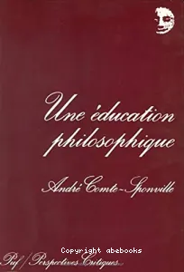 EDUCATION PHYLOSOPHIQUE (et) autres articles (une)