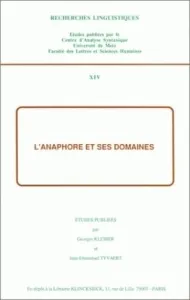 Anaphore et ses domaines (L')