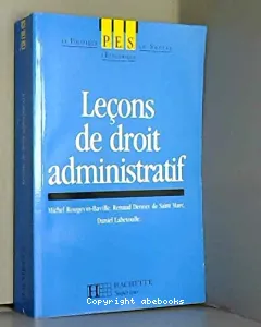 Leçons de droit administratif