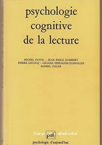 Psychologie cognitive de la lecture