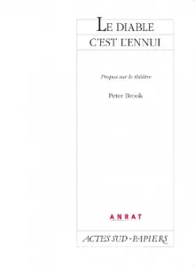 Diable c'est l'ennui (Le)