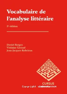 Vocabulaire de l'analyse littéraire