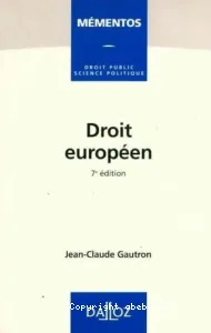 Droit européen