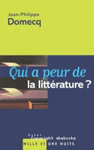 Qui a peur de la littérature ?