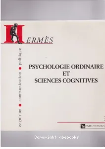 Psychologie ordinaire et sciences cognitives