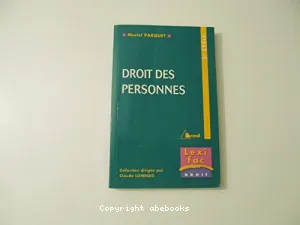 Droit des personnes