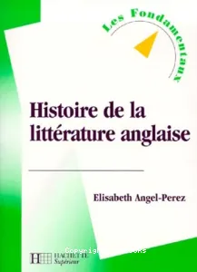 Histoire de la littérature anglaise.