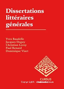 Dissertations littéraires générales