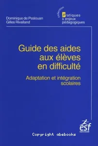 Guide des aides aux élèves en difficulté.