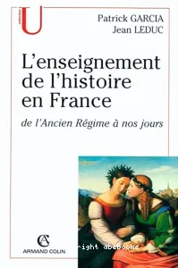 enseignement de l'histoire en France (L')