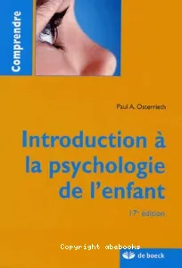 Introduction à la psychologie de l'enfant