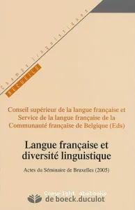 Langue française et diversité linguistique